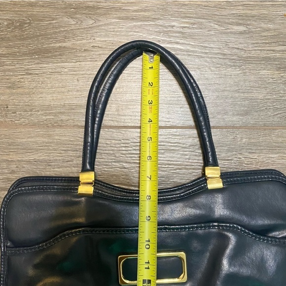 Vintage Dark Blue Briefcase - Picture 5 of 16